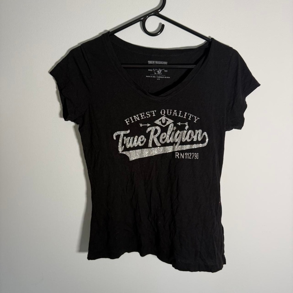y2k true religion baby tee